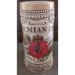 Bohemian Beer Stein Stroh Brewing Company USA by Ceramarte Brazil